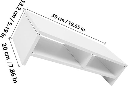 Desktop Monitor Riser Stand with Elevated Storage Shelf Ergonomic Heightening Rack for Desk Laptop and Office Supplies Organization