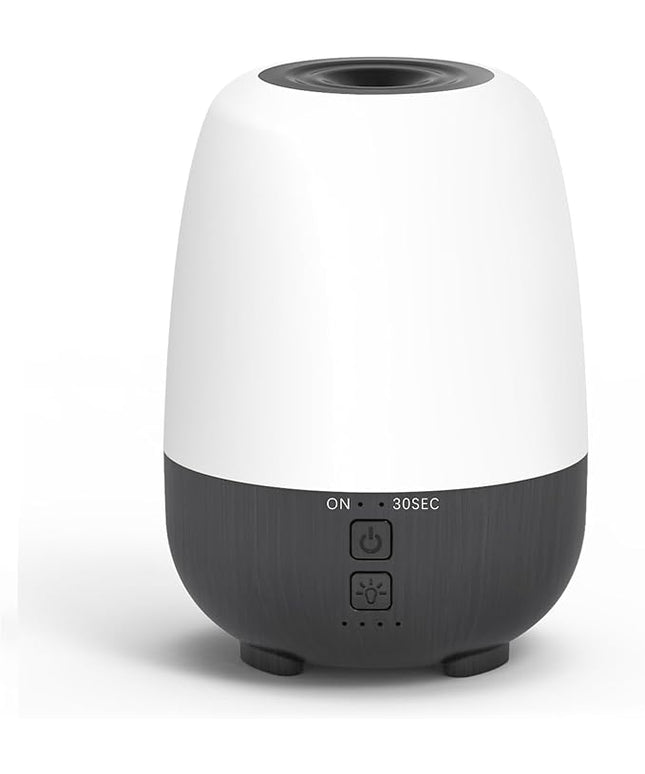 SEEDSEEL 150ML Rechargeable Battery Operated Essential Oil Diffuser, Portable Cordless Aromatherapy Diffuser,7-Hour Runtime with 7 LED Color Changing Lights