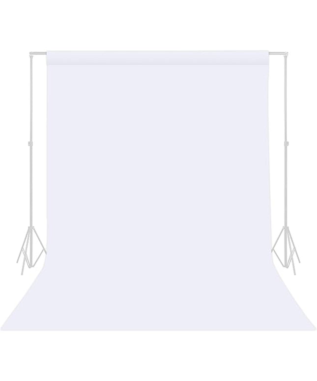 TRLYC White Photography Backdrop - 6 x 9 FT White Backdrops for Photoshoot Background Screen for Photo Backdrop Video Photography Studio Photo Backgrounds Background Screen Parties