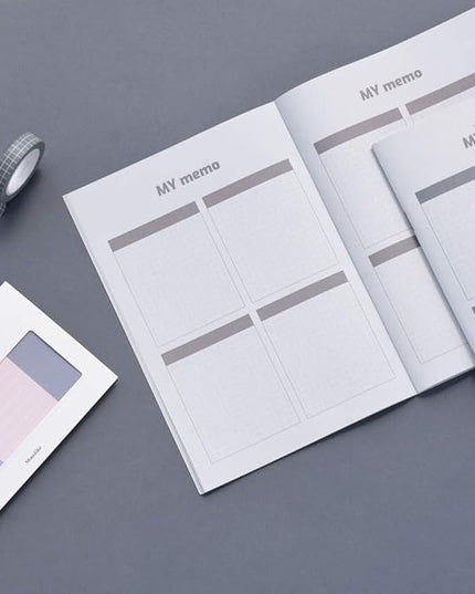 Monolike A5 My Assistant Notebook 6 SET - B Type, Monthly Plan, Weekly Plan, Daily Plan, Check List, Memo, Record