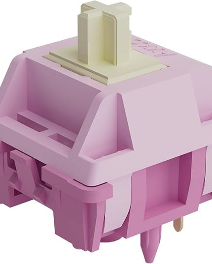 Akko V3 Creamy Purple Pro Keyboard Switch for Mechanical Gaming Keyboard, 5-Pin 30gf Tactile Switches Pre-Lubed Key switches(45pcs)