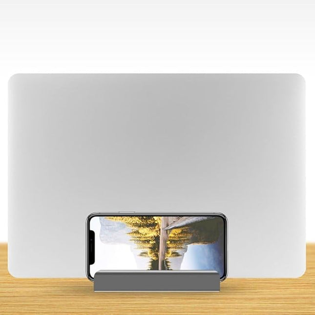 Vertical Laptop Stand Desktop Dock Holder Metal Desktop Stand for Computer, Tablet Aluminum Anti Slide Phone Desktop Holder
