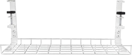 Under Desk Cable Management Tray and Wire Organizer, No-Drill 500Mm Large Capacity Cable Storage Rack for Office Desk Cord Management Holder