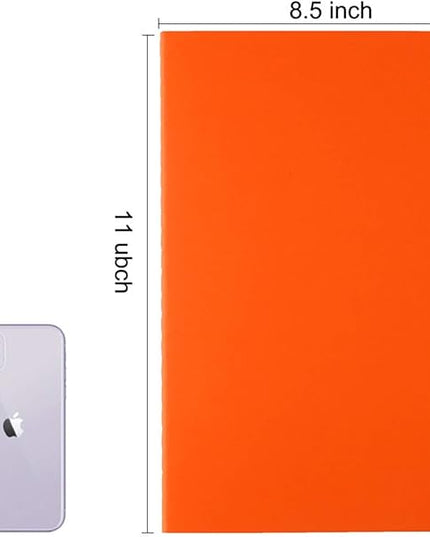 Large Colorful Dot Grid Notebook Journals Bulk with Thick Dotted Grid Paper, 60 Pages, 8.5x11 inch, Composition Diary Subject Notebooks Planner for Traveler Student Office, Journal Set, 12 Pack