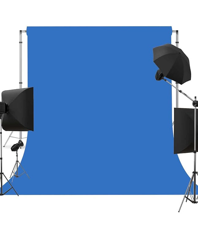 Blue Photo Backdrop for Photoshoot Blue Background for Photography Photo Backdrop Curtain for Party 10 x 20 FT