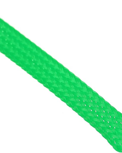 uxcell PET Expandable Sleeving 25ft 1/4" Green Cable Management Sleeve Cord Organizer for Wrap Protect Cable