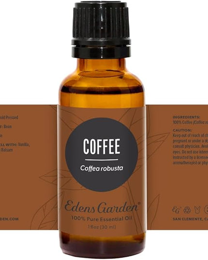 Edens Garden Coffee Essential Oil- 100% Pure Premium Grade, Undiluted, Natural, Therapeutic, Aromatherapy, The Best for Diffuser, Skin, Face, Hair 30 ml (1 fl oz)
