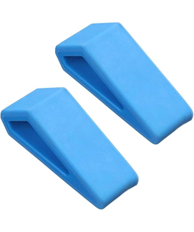 Ywmsfl 2Pcs Lightweight Portable Laptop Stand Small Cooling Slip Silicone Tilting Pad Small Tablet Ergonomic Stand for Typing