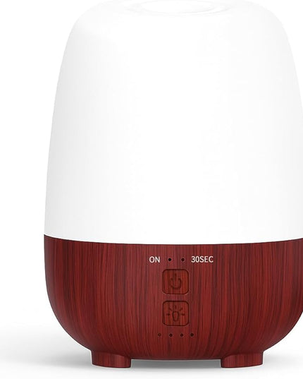 SEEDSEEL 150ML Cordless Essential Oil Diffuser, Rechargeable Battery-Operated Quiet Aromatherapy Diffuser with 7-Hour Runtime,2 Timer Settings & 7-Color LED Light for Bathroom,Bedroom,Living,Room