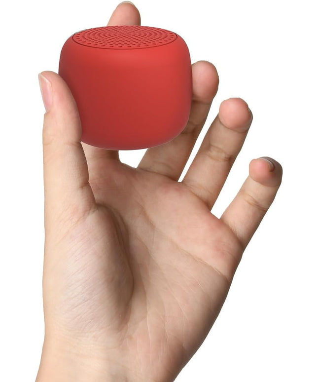Babelio White Noise Sound Machine for Adults Kids Baby, Mini, 15 Non-looping Sounds, Timer, Memory Function, Easy to Pocket and Travel Red