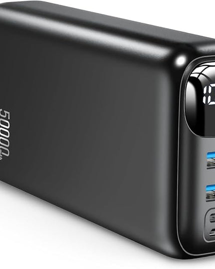 Portable Charger 50000mAh Power Bank - 22.5W Fast Charging External Battery Pack,USB-C Portable Phone Charger for iPhone 17/16/15/14/13 Pro Android Samsung, for Travel Camping Essential