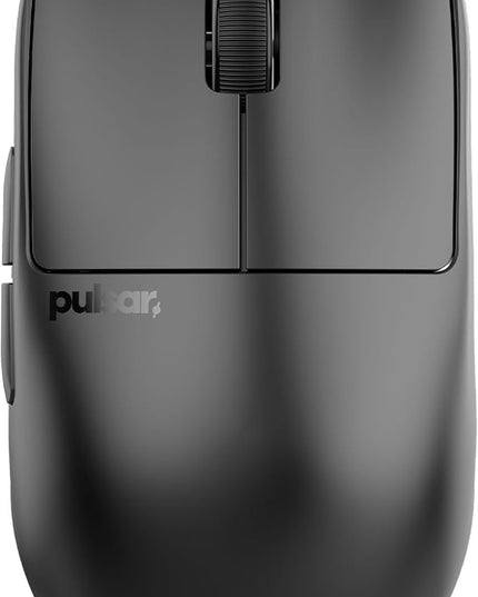 Pulsar Gaming Gears X2H mini Wireless Gaming Mouse, Ultra Lightweight 1.83 oz (52 g), Symmetrical, Optical Switch, 2.4 Ghz 1 ms, 26000 DPI, PAW3395 Sensor (Mini, Wireless, Black)