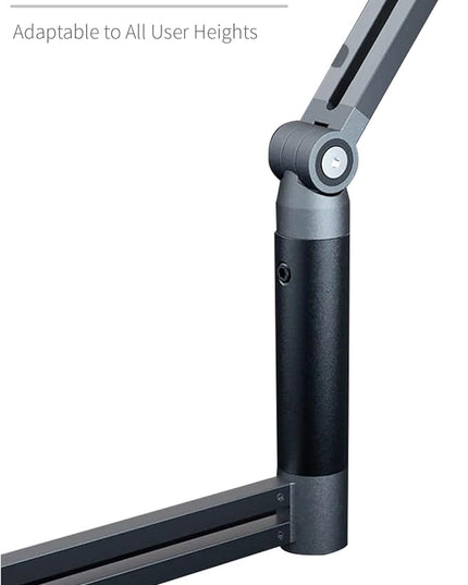 mic Boom Arm Low Profile Adjustable Stick Microphone Arm Stand with Desk Mount Clamp Screw Adapter Cable Management,for Audio-Technica shure sm58 beta58 sm7b blue yeti