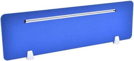 Acoustic Desk Privacy Panel, Noise-Reducing Divider for Sit-Stand Workstations, Independent Separator (Blue, 80cm x 30cm)