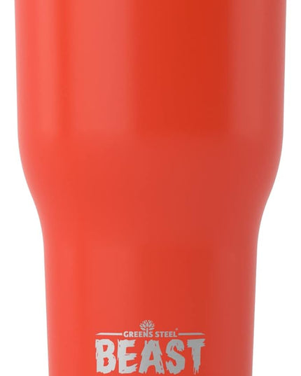 Beast 30 oz Tumbler Stainless Steel Vacuum Insulated Coffee Ice Cup Double Wall Travel Flask (Ladybug Red)