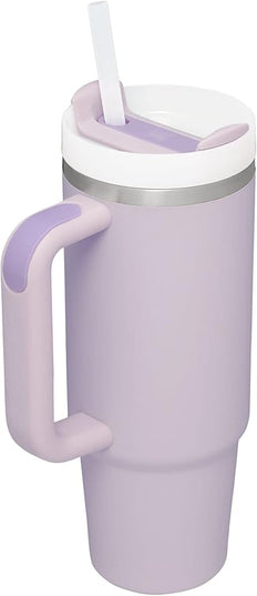 STANLEY Quencher H2.0 Tumbler with Handle and Straw 30 oz | Flowstate 3-Position Lid | Cup Holder Compatible for Travel | Insulated Stainless Steel Cup | BPA-Free | Orchid