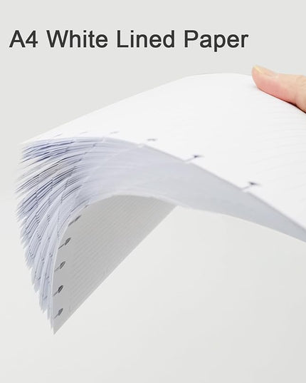 Letter Size TUL Discbound To Do List Refills, 11 Disc Daily Planner Insert, 100Sheets / 200Pages To Do Paper, 100gsm White Paper, 8.5'' x 11''