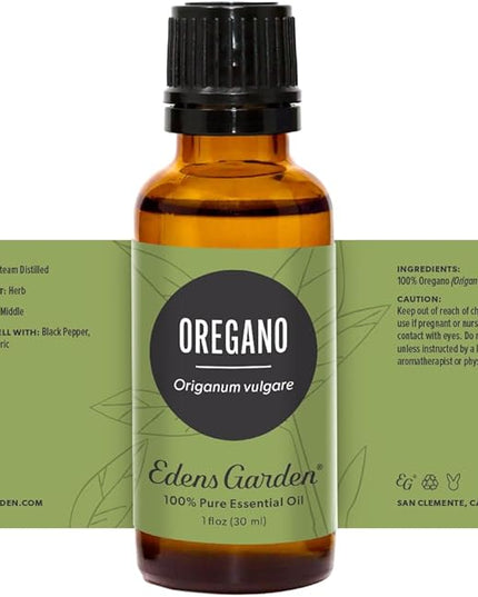 Edens Garden Oregano Essential Oil- 100% Pure Premium Grade, Undiluted, Natural, Therapeutic, Aromatherapy, The Best for Diffuser, Candle, Laundry, Humidifiers 30 ml (1 fl oz)