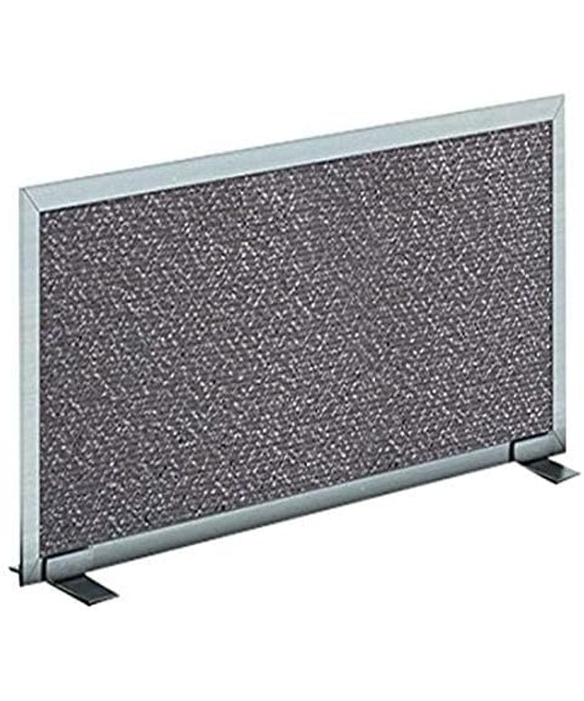 OBEX Acoustical Free Standing Privacy Screen, Cubicle Accessories Desk Privacy Panel, Desk Dividers for Office, Office Furniture Partitions Portable Sound Proof Dividers, 12" x 24", Graphite