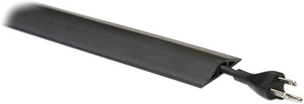 Legrand Wiremold CDBK-50 Corduct 50 Foot Cord Cover for Floors, Holds 1 Cord or Cable, Black (1 Pack)