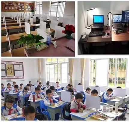 Desk Privacy Divider,Acoustic Freestanding Noise Reducing Panel, for Table Sound Proof Dividers Classroom Desktop Office