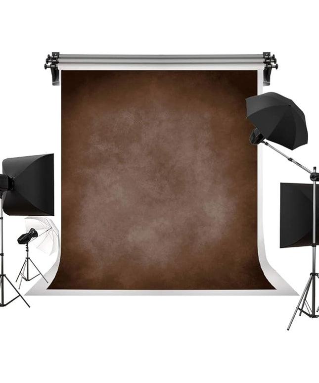 Kate 5x7ft Brown Portrait Backdrops Vintage Brown Backgrounds for Professional Photography Studio