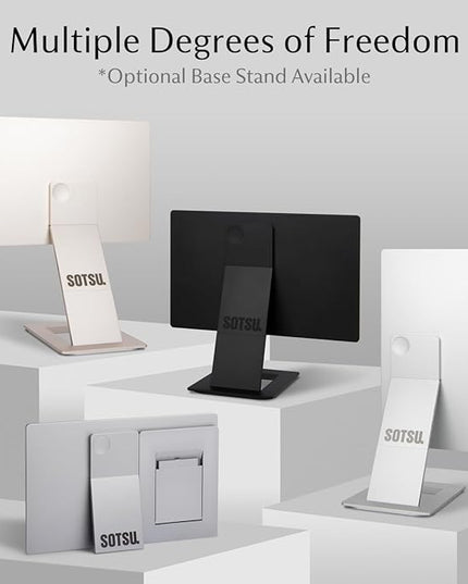 SOTSU FlipAction Go 14" Premium Portable Monitor SFA14PMSV | Robust but Lightweight | Tempered Glass Cover | 1080p | 400 Nits | 100% sRGB | 5W | Super Versatile | USB C or Mini HDMI