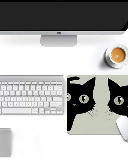 Cat Square Mouse pad, Texture, Waterproof, Anti Slip Rubber Base, Computer Mouse pad, Laptop Mouse pad
