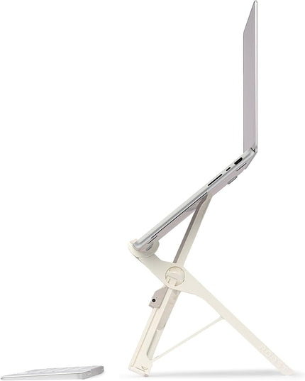Roost V3 Plus - Ultra Portable and Adjustable Laptop Stand - Quick-Release Height Adjustment, 5 to 14 inch Screen Lift, Patented Rigid Folding Structure and Self-Adjustings Laptop Grips | Dune Color