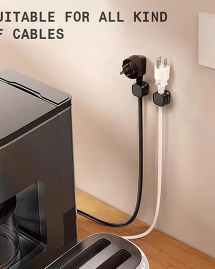 Generic 6 Pack Magnetic Cord Holder, Adhesive Wire Organizer, Under Desk Cable Clip Management, Cord Keeper Organizer for Office Home Desk Wall Nightstand (White)