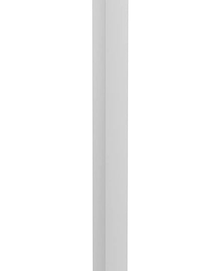 Metal Pole Floor Stand- CTA Premium Thin Profile Retail & Tradeshow Stand with VESA Plate and Base – Compatible with CTA’s Locking Mount (PAD-PARAW) or Any VESA Compatible Mount (ADD-CHKW) - White