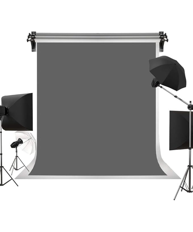 Kate 6ft×9ft Solid Gray Backdrop Portrait Background for Photography Studio
