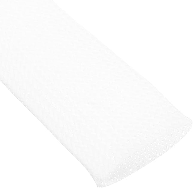 uxcell Expandable Sleeving, 2-inch 25ft Cable Sleeve, White