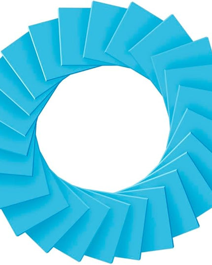 (24 Pads) Sticky Notes 3x3 inch, Self-Stick Pads Bright Colors Sticky Note, Recyclable, Easy to Post for Home, Office, Notebook (Bright Blue)