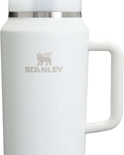 STANLEY Quencher H2.0 Tumbler with Handle & Straw 64 oz | Flowstate 3-Position Lid | Large Capacity for Travel & Sports | Insulated Stainless Steel Cup | BPA-Free | Frost