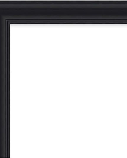 Amanti Art Black Framed Magnetic Board 22x28 Medium Vision Board for use with Magnets, 100% Metal Sheet to Display Items as Office Decor or for Home Organization in mudroom, Kitchen or Kids Room