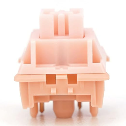 WS Mechanical Keyboard Switches 5 Pins PCB Mount Lubed Linear Switches Pink (35pcs)