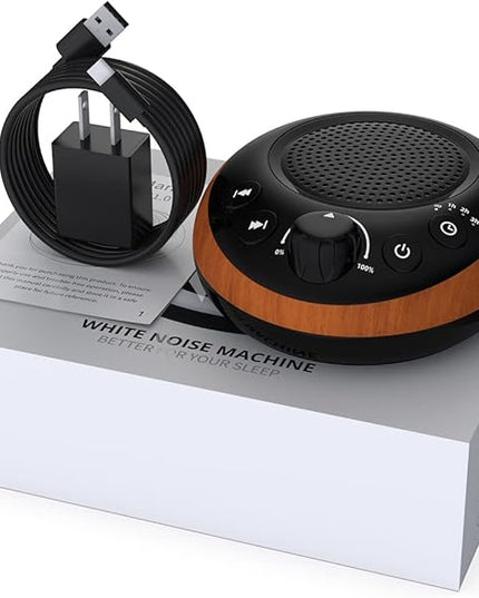 iDealSleep Sound Brown Noise Machine White Noise Machine Nonstop 30 Soothing Sounds Sound Therapy for Baby Kids Adults Sleep Machine 36-Level Vol Auto-Off Timer Memory Function for Home Travel Office