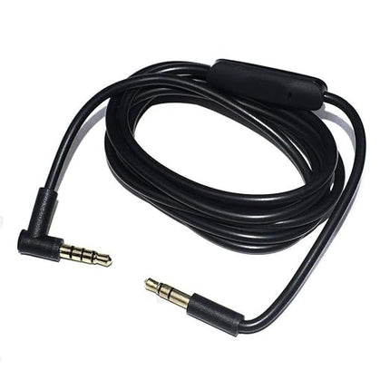 EARLA TEC Replacement Audio Cable Cord Wire with in line Microphone and Control for Beats by Dr Dre Headphones Solo Studio Pro Detox Wireless Mixr Executive Pill(Black)