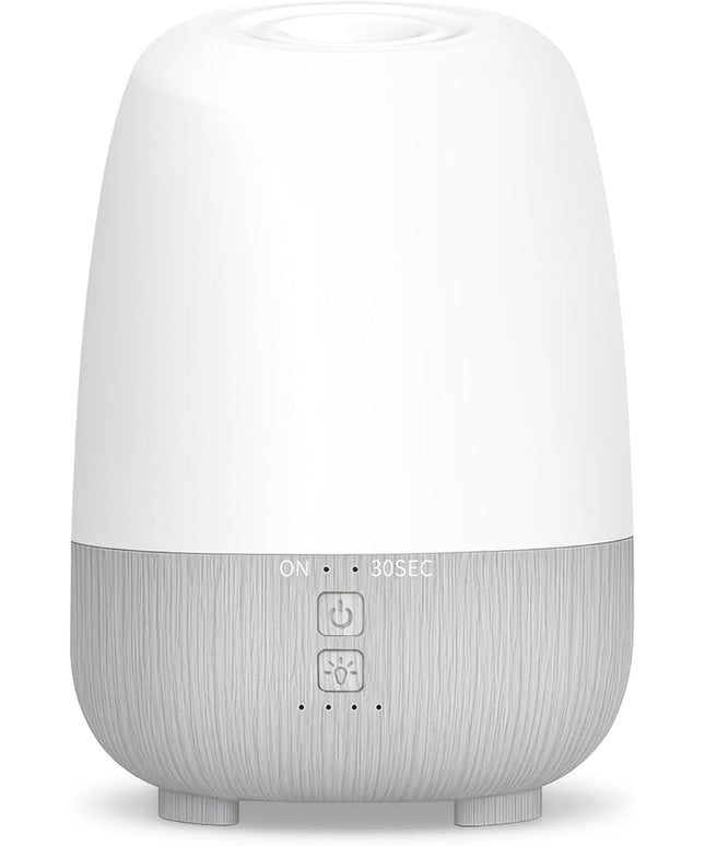 SEEDSEEL 150ML Rechargeable Battery Operated Essential Oil Diffuser, Portable Cordless Aromatherapy Diffuser,7-Hour Runtime with 7 LED Color Changing Lights for Home, Office, Bathroom, Travel