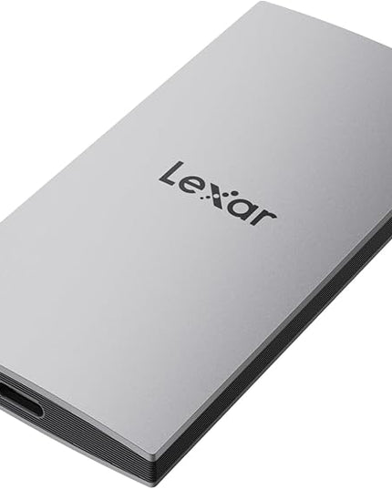 Lexar ES3 1TB External SSD, USB 3.2 Gen2 Portable SSD, PSSD Up to 1050MB/s Read, 1000MB/s Write, External Solid State Drive Compatible with iPhone 16/15 Series/Mac/PS5/XBOX/Laptop/PC, Silver