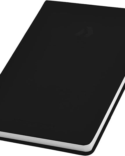 Nextnoid Lined Notebook Journal for Men - 120 GSM Thick Paper - 160 Pages - A5 Hardcover Notebook for Work - Ideal for Writing, Journaling, and Note-Taking (Black)