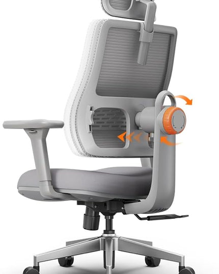 Newtral Office Chair with Lumbar Support- High Back Ergonomic Desk Chair with Adjustable Headrest, 3D Armrest, Adjustable Seat Depth & Height, Home Office