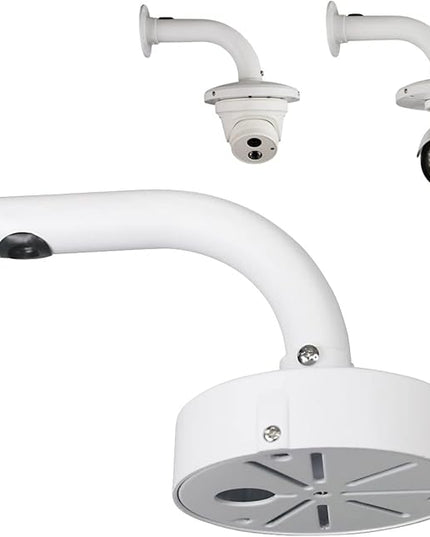Security Camera Mount Bracket, Dome Camera Mount Universal Camera Wall Mounting Bracket/IP Camera for CCTV Security Camera, L Type
