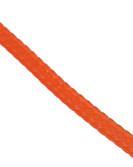 uxcell PET Expandable Sleeving 25ft 1/8" Orange Cable Management Sleeve Cord Organizer for Wrap Protect Cable
