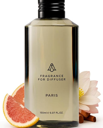 AromaPlan Hotel Scents Paris 5 Fl Oz (148ml), Home Luxury Aroma & Hotel Fragrance Diffuser Oil- Hotel Diffuser Oil for Aromatherapy- USA Made, Bigger Bottle, Bolder Aroma & Longer Lasting
