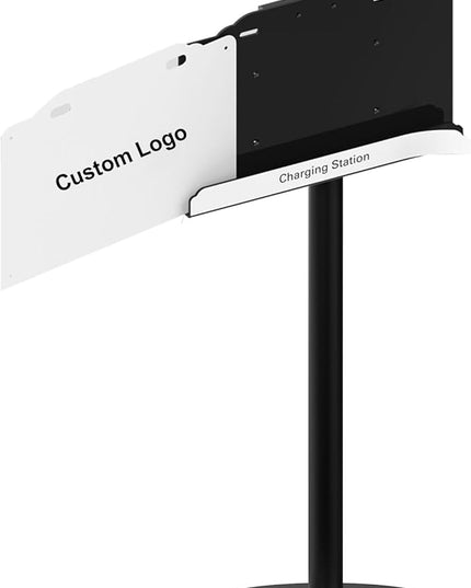 Floor Stand Cell Phone Charging Station for Multiple Device | 8 Charging Ports Charger Station | Compatible with Smartphone Tablets | Applicated for Library, School, Hotel, Shopping Malls, Airport