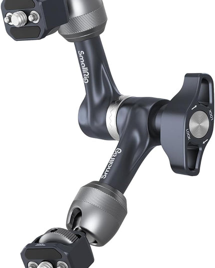 SMALLRIG 7" Rosette Magic Arm, Camera Monitor Mount, Articulating Arm with 1/4"-20 Screws and Anti-Twist Pins, Max Load Capacity 3.5kg Friction Arm, for Cameras, Monitors, LED Lights and Phones