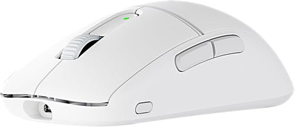 Turtle Beach Burst II Air Wireless Gaming Mouse - 47g Ultra Lightweight, Optical Switches, 26000 DPI Optical Sensor, 120-hour Rechargeable Battery, Symmetrical Design, Bluetooth, USB-C Cable – White