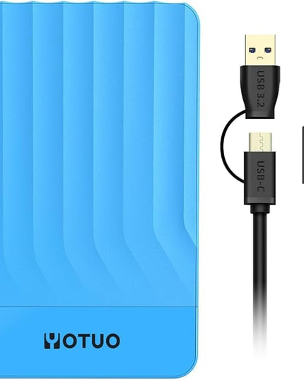 750GB Portable External Hard Drive Storage Expansion Mobile HDD USB 3.0 for PC, Mac, Desktop, Laptop, PS4, PS5, Xbox One X/S, Xbox 360, Xbox Series X/S, Office & Game (Blue)